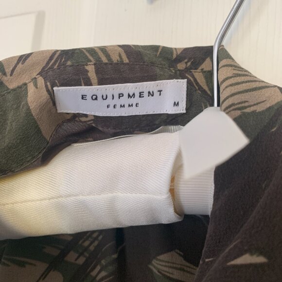 Equipment Femme Camo Silk Top - Picture 4 of 6